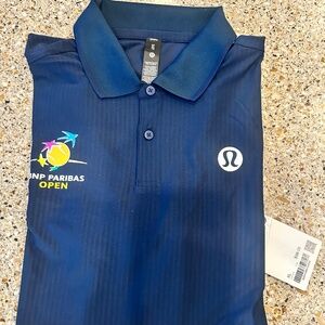 BNP Paribas Open Mens XL Official 2026 Lululemon Polo Shirt Indian Wells Tennis